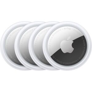 Apple AirTag 4-Pack: Easily Locate Keys, Wallet, Luggage & More with iPhone/iPad